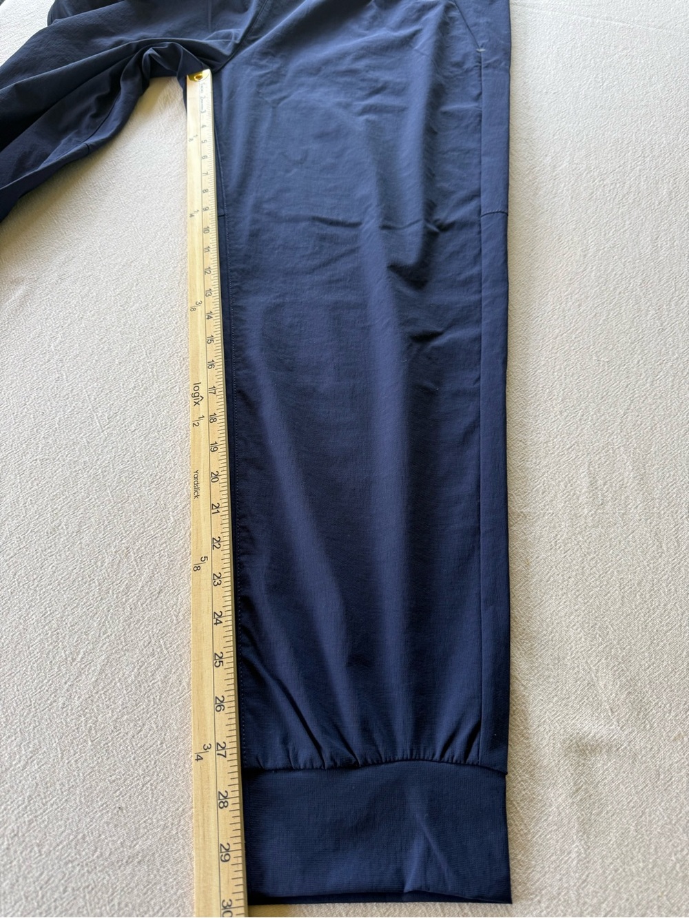 SOYBU Performance Jogger Pants XL Blue Stretch Zip Pocket Athleisure NWT - Picture 9 of 14